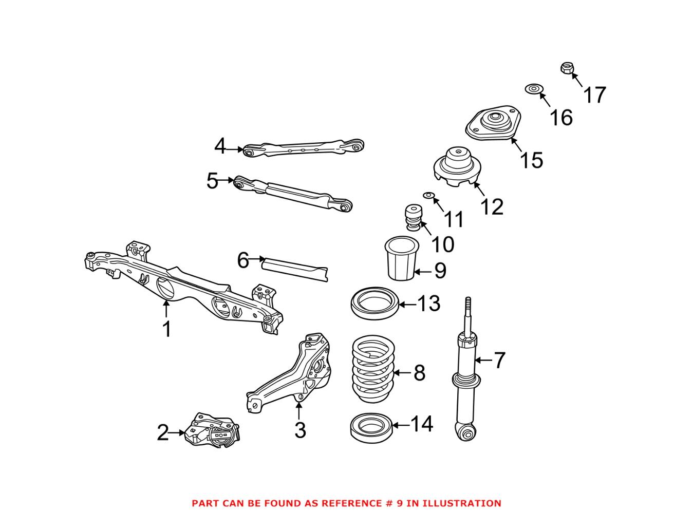 Mini Shock Absorber Dust Sleeve - Rear 33531507254